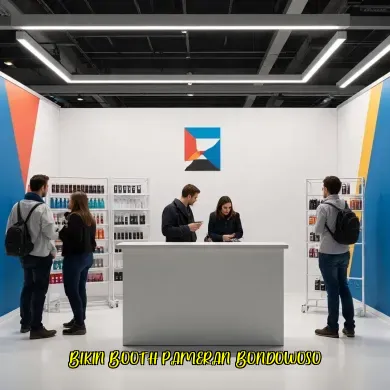 Bikin Booth Pameran Bondowoso